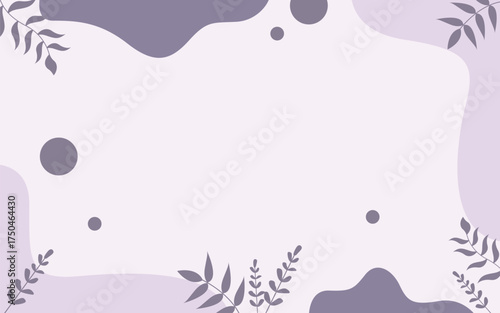 Simple Aesthetic Design Purple Background