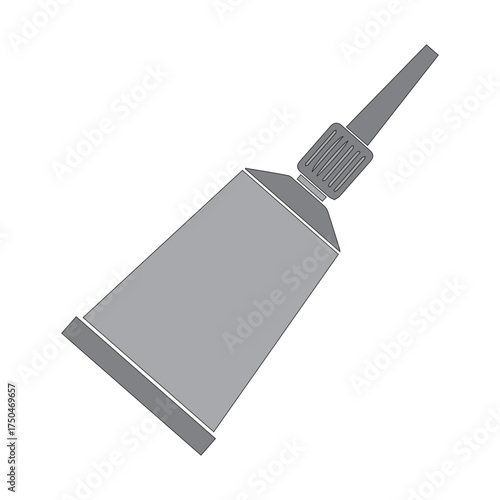 Adhesive Tube Illustration