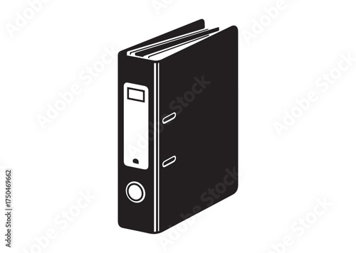 Ring binder cases icon, Ring binder cases solid vector