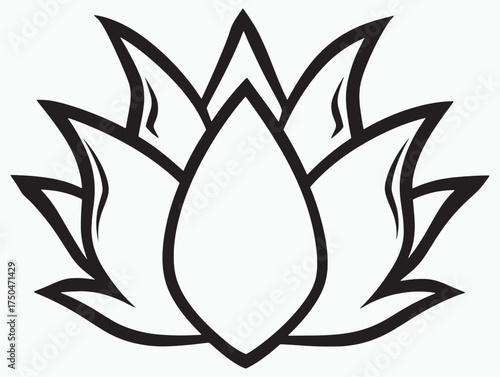 Fresh Dragon Fruit Minimal Vector Design