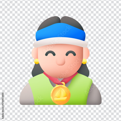 Champion Medal Icon Design