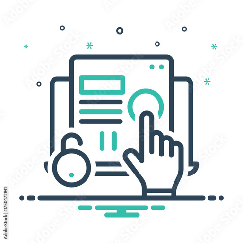 Mix icon for easy access