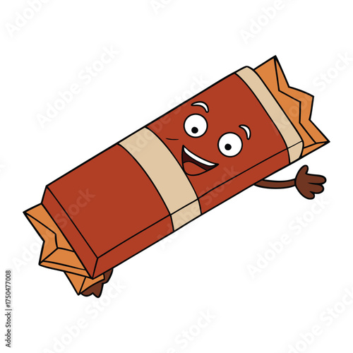 A tempting unwrapped chocolate bar with rich, glossy squares exposed, showing its smooth texture and deep cocoa color, ready to melt deliciously in every bite.
