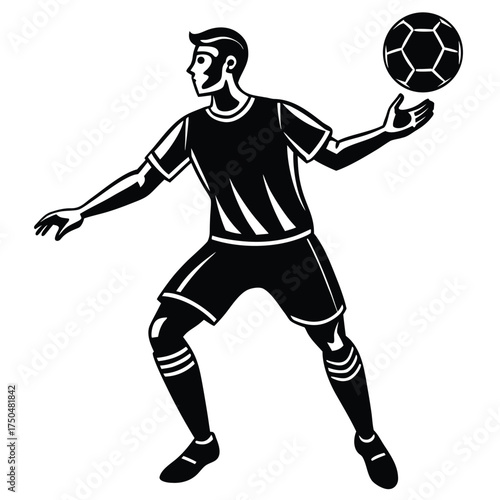 football player silhouette