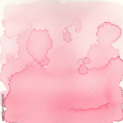 Abstract Pink Watercolor Wash - Delicate Texture and Subtle Gradient.