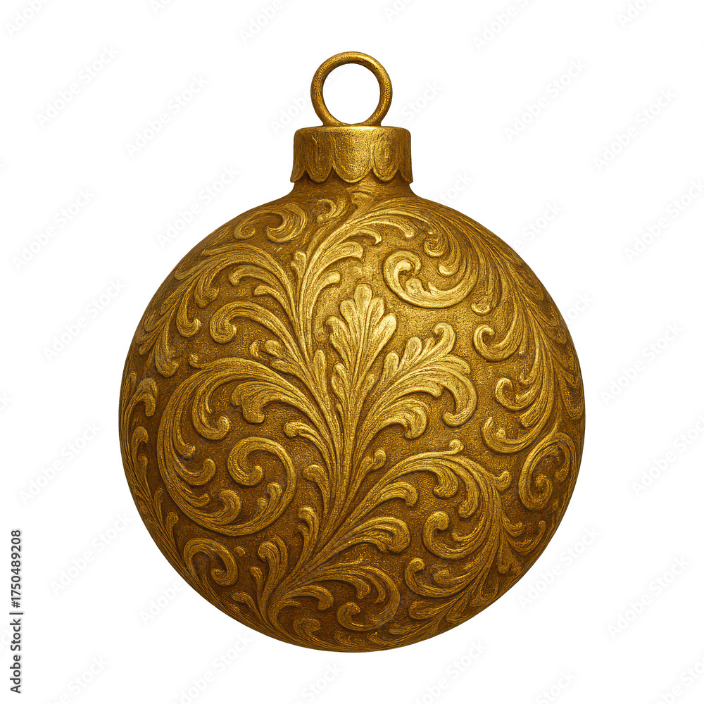 Fototapeta premium PNG Elegant golden ornament design