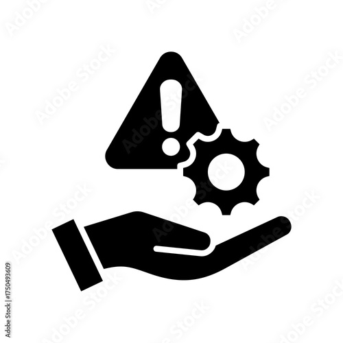 Risk Management glyph icon