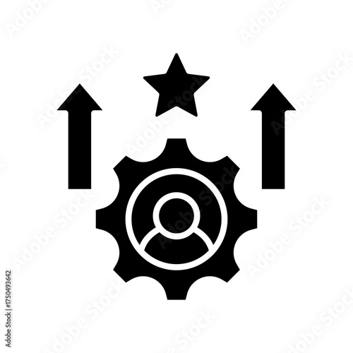 Talent Development glyph icon