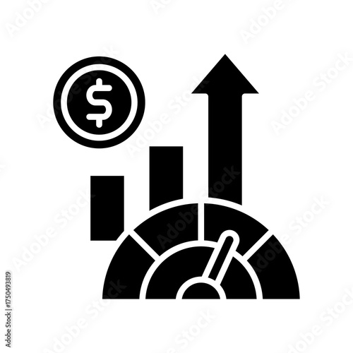 Sales Performance glyph icon