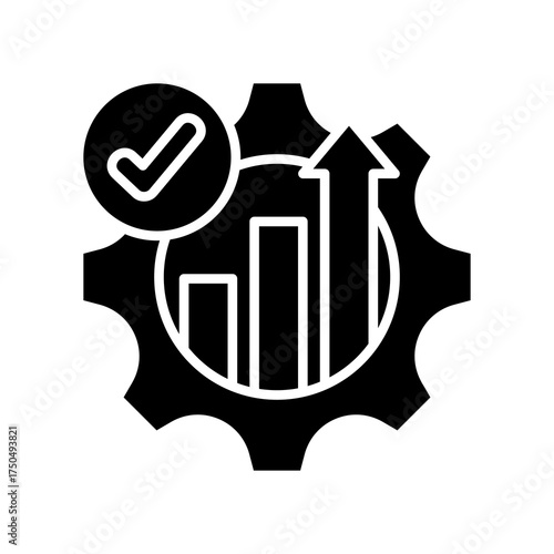 Productivity glyph icon