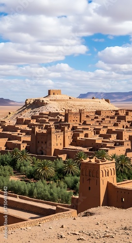 Ait Benhaddou Kasbah - A Timeless Moroccan Desert Fortress.