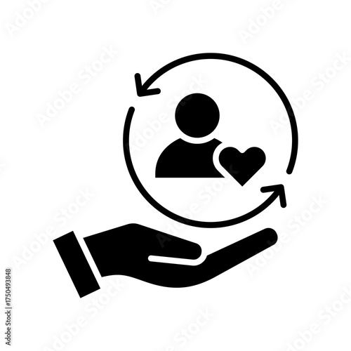 Customer Loyalty glyph icon