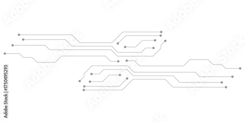 Abstract background with technology circuit board texture. Electronic motherboard illustration. Communication and engineering concept. Vector illustration