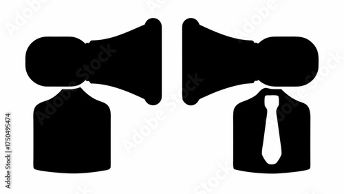 Amplify your message powerful public relations and corporate communications strategy loudspeaker icon