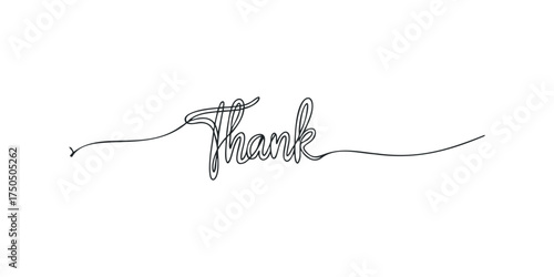 Handwritten thank you text