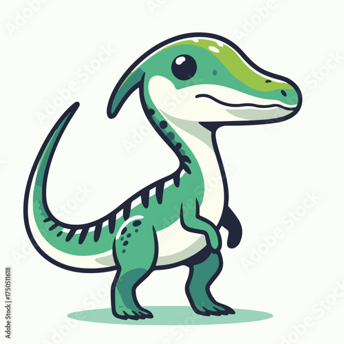 Parasaurolophus vector illustration