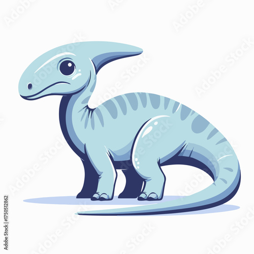 Parasaurolophus vector illustration