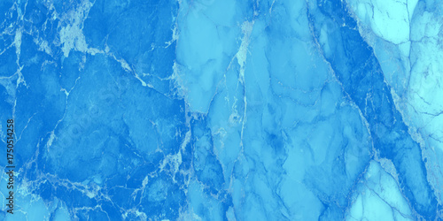 Abstract blue marble design showing fluid natural stone pattern, smooth gradient texture, and delicate veining for modern artistic backgrounds.