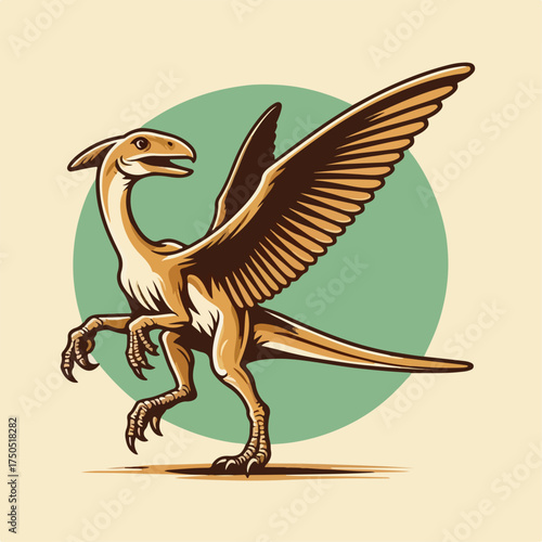 Archaeopteryx vector illustration