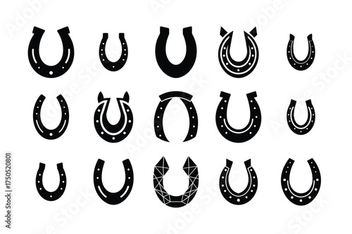 set of black and white numbers