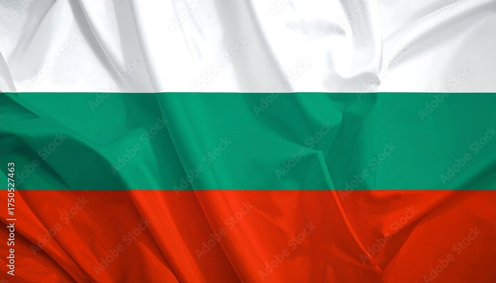 Fototapeta premium flag of Bulgaria