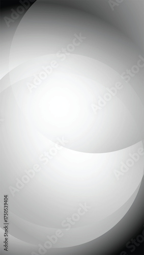 A minimalist design featuring soft, overlapping curves and gradients, creating a sense of depth and serenity in this abstract artwork.
