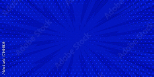 Halftone Pop Art Style Star Explosion Pattern Cartoon Background, Vintage Tone Light Effect Vector illustration wow banner with gradient design