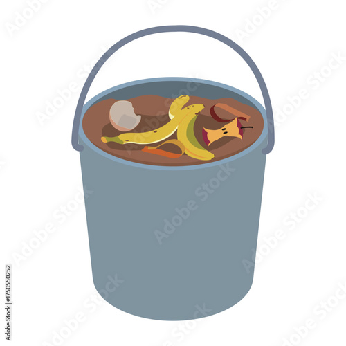 Illustration of a Compost Bucket