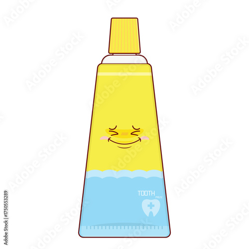 toothpaste hurt face cartoon cute