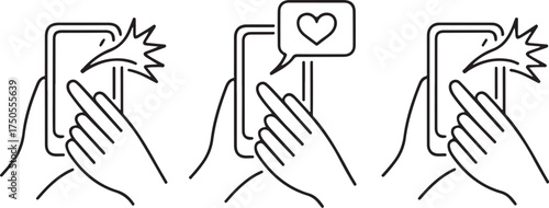 Engaging social media mobile phone notifications