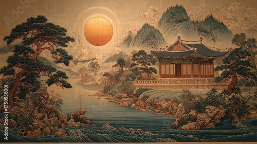 Sun, Moon, and Five Peaks: Traditional Korean Royal Symbolism with Eastern Motifs of Longevity and Nature