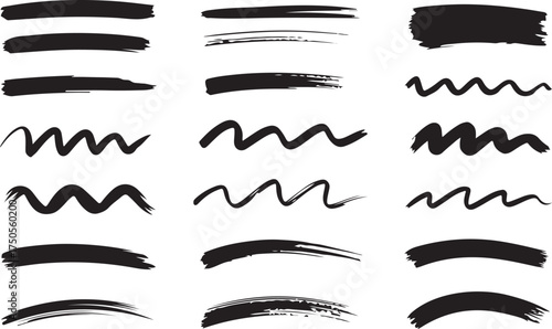 Bold paint strokes give artistic flair to designs