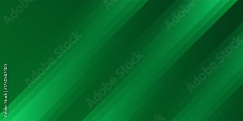 Geometric green abstract background. Dynamic shapes composition. Cool background design for posters. Vector