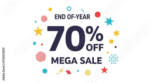 End-of-Year Mega Sale with 70% Off Celebrate Savings and Deals!