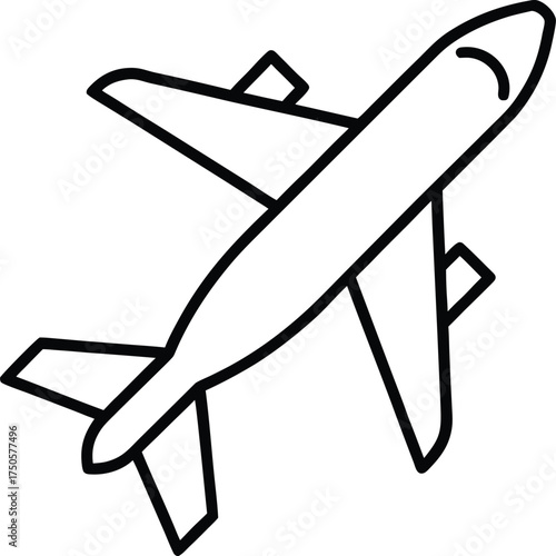   silver airplane model angled in flight on white .eps