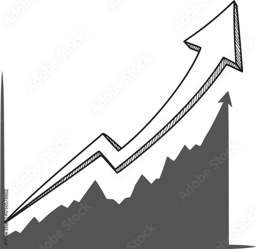 Silhouette of a horse running isolated on white background graceful and powerful animal in motion, vector illustration