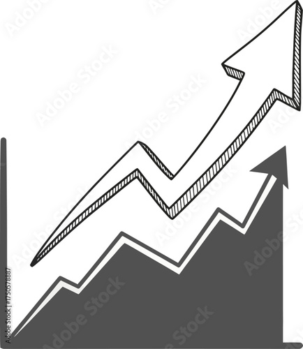 Silhouette of a running horse with flowing mane and tail isolated on white background dynamic and powerful animal in motion