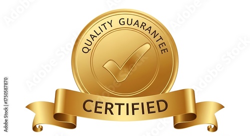 Quality Guarantee Certified Seal - Symbol of Assurance and Trust.