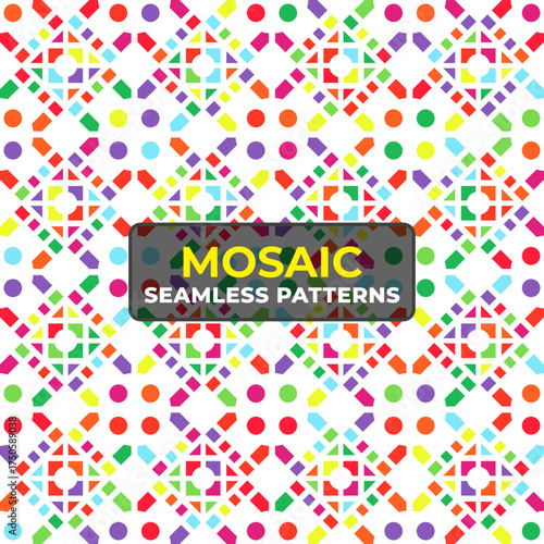 Aesthetic Colorful Pattern Background for Trendy Modern Design Collections