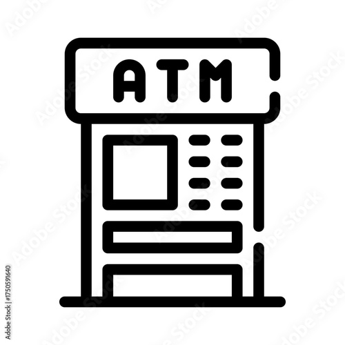 ATM line icon
