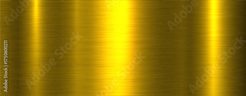 Brushed metal gold texture background, shiny lustrous golden metallic pattern background.