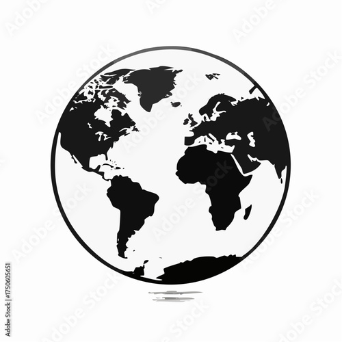 Globe Clipart - World, Geography, Earth Illustration