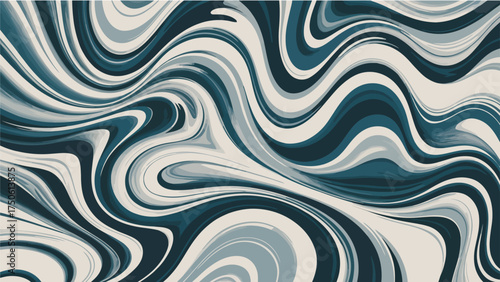 Abstract background with swirling patterns in shades of blue gray and white creating a fluid design