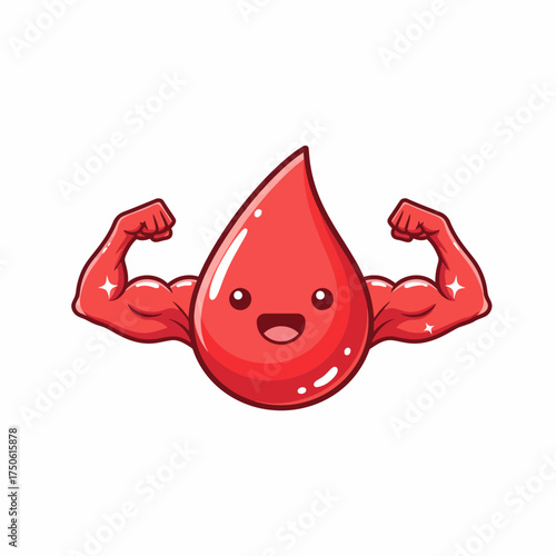 Collection of Kawaii Blood Drop Doctor in Professional Healthcare Roles