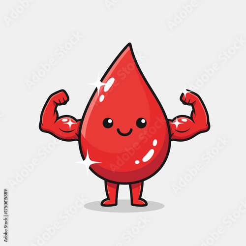 Collection of Kawaii Blood Drop Doctor in Professional Healthcare Roles