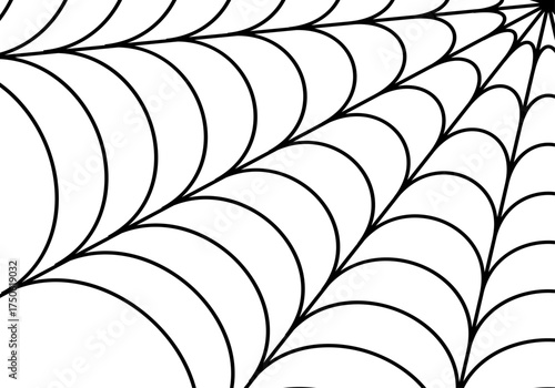 Fondo de tela de araña de trazo negro