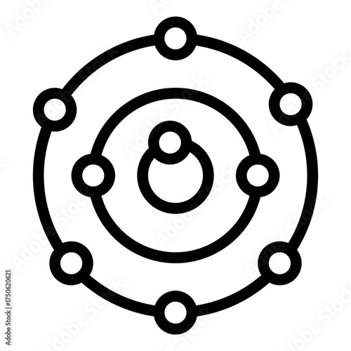 Atomic Model Illustration