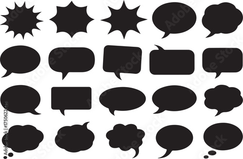 Speech bubble collection for communication and ideas