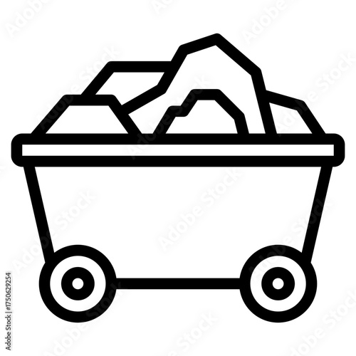 Mining Cart Icon