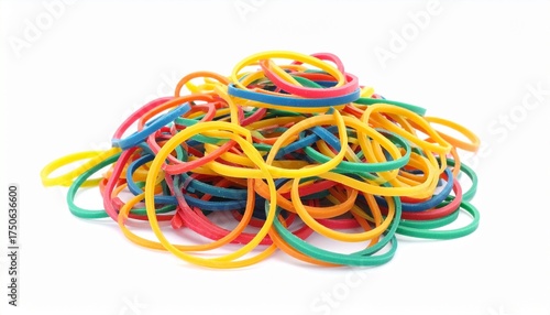 colorful rubber bands